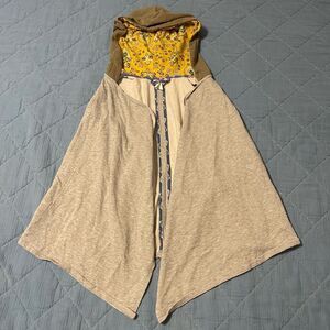 Matilda Jane 435 Hooded Vest Cardigan Once Upon A Time/Fork In The Road size 12